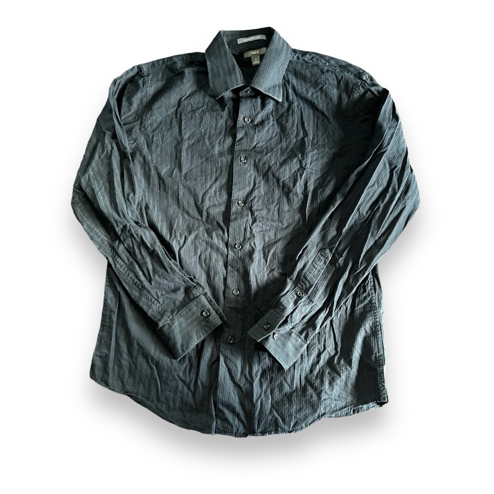 [Apt. 9] Superfine 80s Cotton Black Button Down